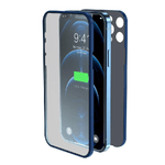 Devia Custodia Protettiva In Vetro Temperato Ultra-Sottile 2 In 1 Per Iphone 12 Pro (6.1) - Blu