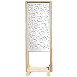 RICCI - Separè  - Paravento modulabile - 70x190cm - in Legno e PVC bianco