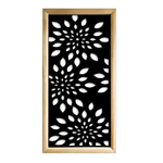 FIREWORKS - Moduli Decorativi in Legno e PVC bianco / 73x73 cm