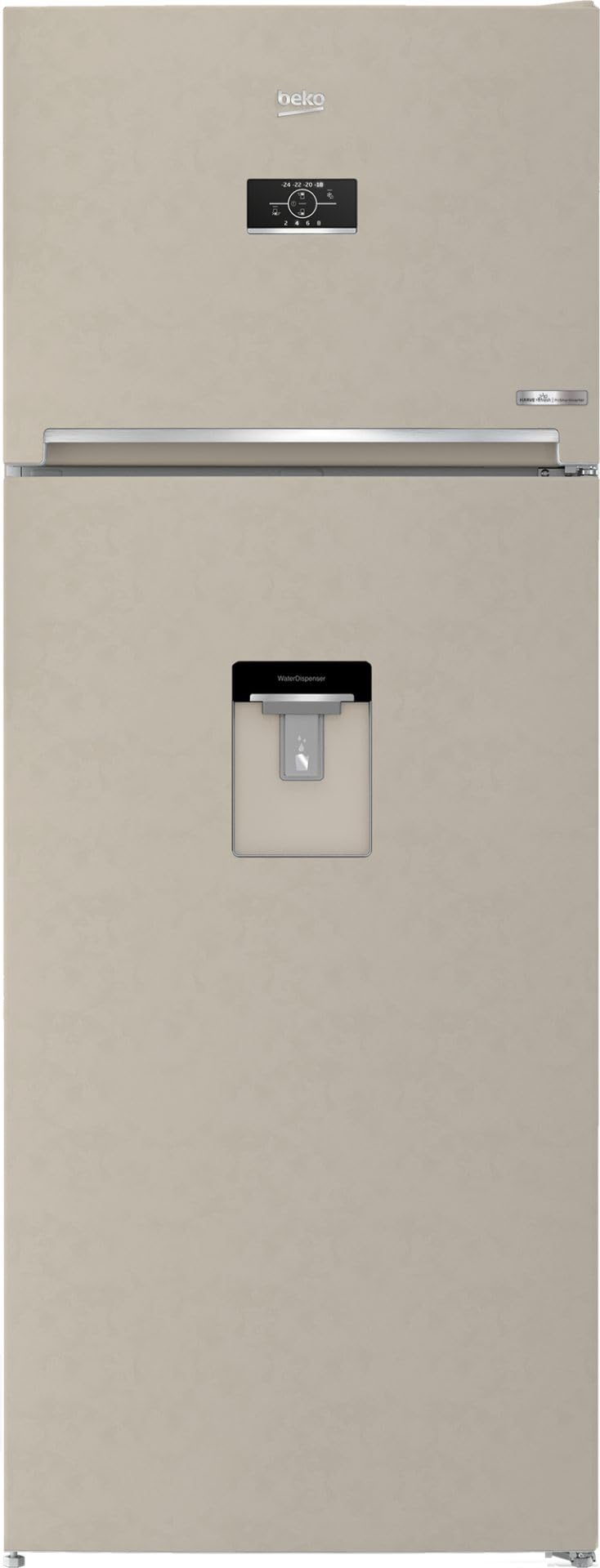 Beko Frigorifero Beko Doppia Porta RDNE455E40DBN Beige No Frost Beko RDNE455E40DBN Libera installazione 406 L E Beige