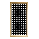 HALLOWEEN - Moduli Decorativi in Legno e PVC nero / 48x48 cm