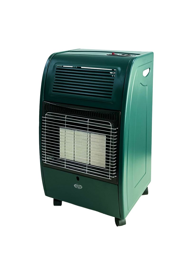 Argoclima-SOL-GREEN-TURBO-Stufa-Libera-Installazione-Elettrico-GPL-Verde