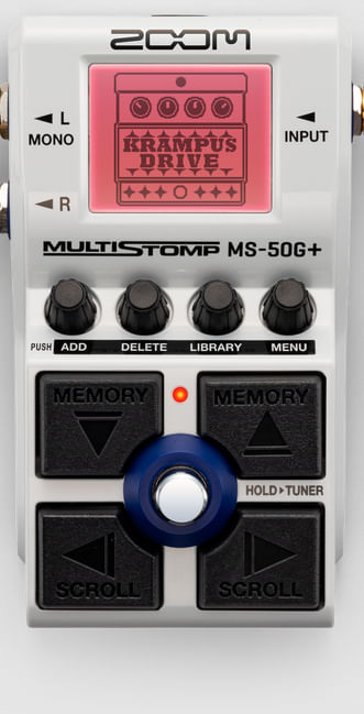 Zoom-Multieffetto-Chitarra-Multistomp-MS-50g-Bianco