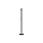 STUDIO T Portacenere da terra - da esterno - diametro 18 cm - H 90 cm - acciaio inox - Studio T