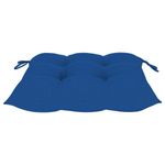 vidaXL-Sedie-da-Giardino-2-pz-con-Cuscini-in-Legno-Massello-di-Teak