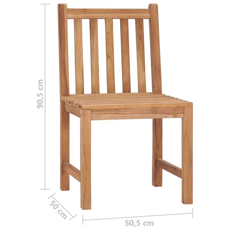 vidaXL-Sedie-da-Giardino-2-pz-con-Cuscini-in-Legno-Massello-di-Teak