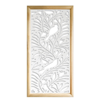 COLIBRI - Moduli Decorativi in Legno e PVC bianco / 73x73 cm