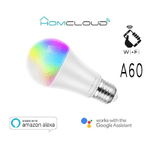 Lampadina Wi-Fi + Bluetooth RGB+Bianco caldo E27 A60 dimm