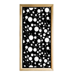 BAKTERIA - Moduli Decorativi in Legno e PVC bianco / 73x73 cm