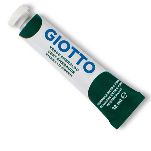 GIOTTO TEMPERA GIOTTO TUBO 4 (12ML) VERDE SMERALDO 14