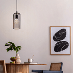 Lampadario-Industrial-Roccamena-1-Luce-Acciaio-Nero-E-Rame