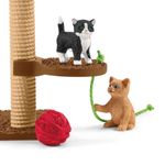 animali-Schleich-Playtime-for-cute-cats-Plastica-Gatti