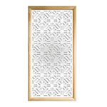 STOCCOLMA - Moduli Decorativi in Legno e PVC nero / 48x48 cm