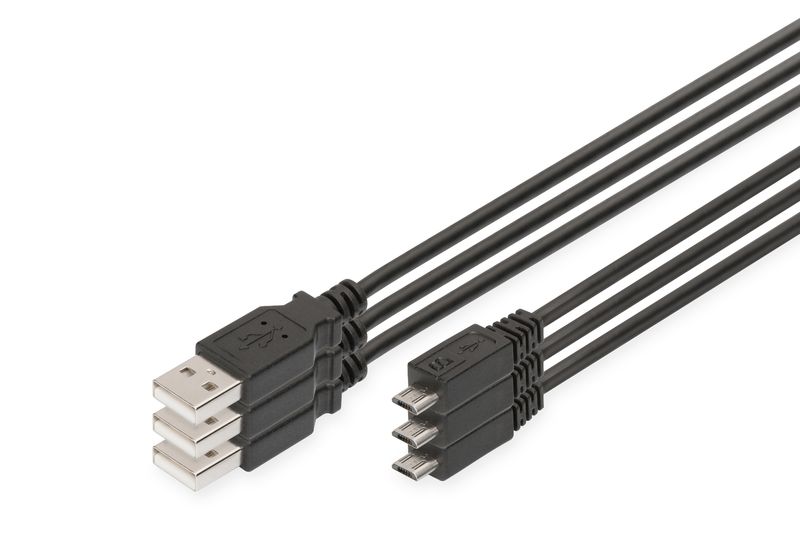 Digitus-confezione-10-cavi-usb-2.0-micro-usb-1-mt-3a-colore-nero