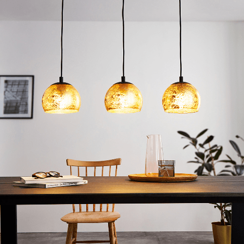 Lampadario-Contemporaneo-Albaraccin-3-Luci-Metallo-Nero