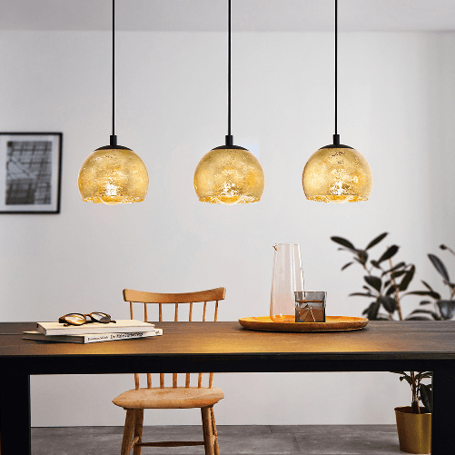 Lampadario-Contemporaneo-Albaraccin-3-Luci-Metallo-Nero