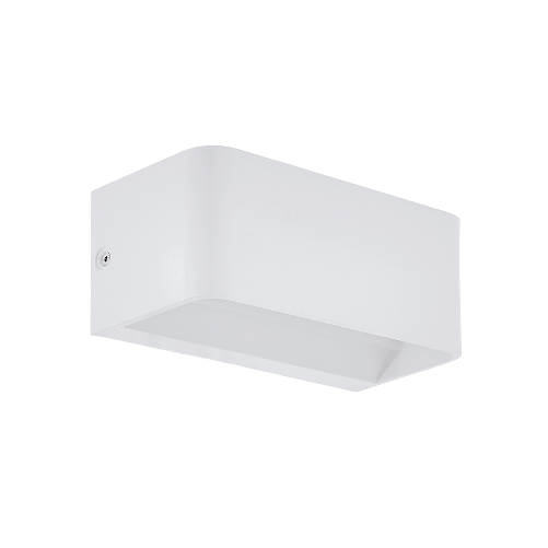 Eglo Applique Contemporanea Sania Media 4 Led Alluminio Bianco