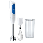 Braun MQ3005 Minipimer Cream 700 W 600 mm Plastica BluBatidora 700W Pie Acero Inoxidable Vaso