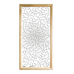 MANGROVIE - Moduli Decorativi in Legno e PVC nero / 47x94 cm