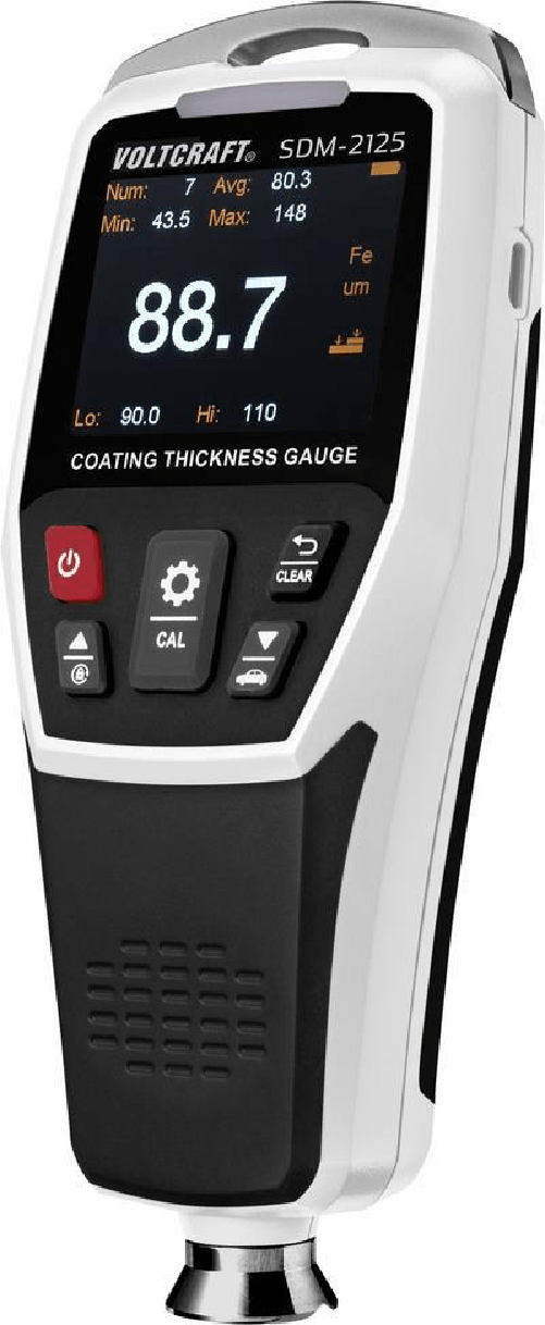 VOLTCRAFT SMD-2125 Materialdicken-MessgerÃ¤t 0 - 1250 Âµm (VC-11197635)