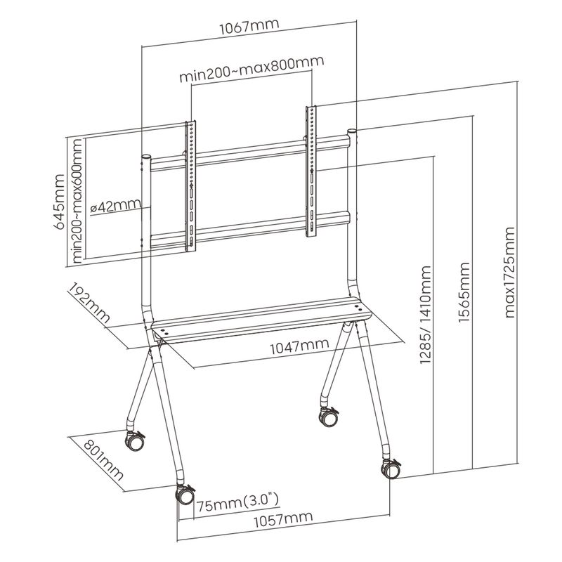 Ewent-EW1542-Supporto-Mobile-per-TV-XL-50----86-