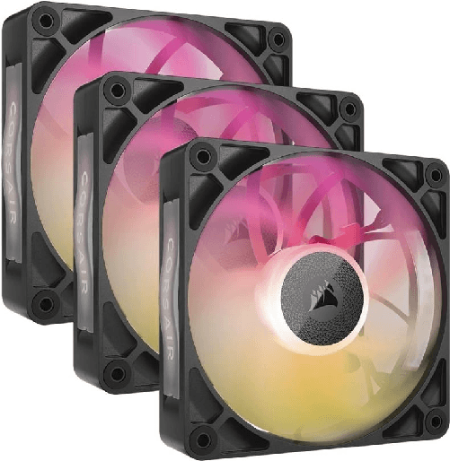 Corsair iCUE LINK RX120 MAX RGB Case per computer Ventilatore 12 cm Nero 3 pz (Case Acc Corsair Fan iCUE