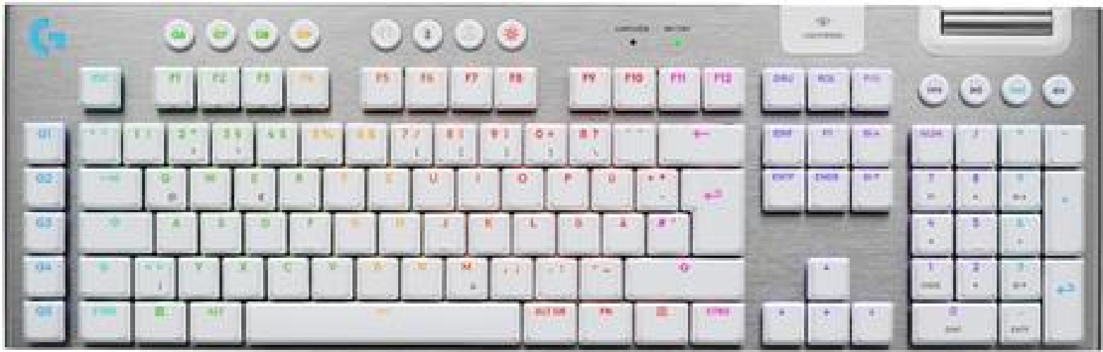 LOGITECH WRLS G KB-WHITE-DEU-EMEA28I-935