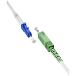 Wentronic Goobay 59609 Glasfaserkabel 2 m SC/APC LC/UPC FTTH OS2 Wei (59609)