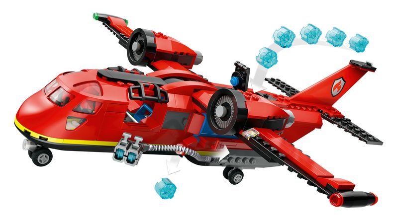 LEGO-City-60413-Aereo-Antincendio-Giocattolo-dei-Vigili-del-Fuoco-per-Bambini-di-6--Anni-con-3-Minifigure-dei-Pompieri