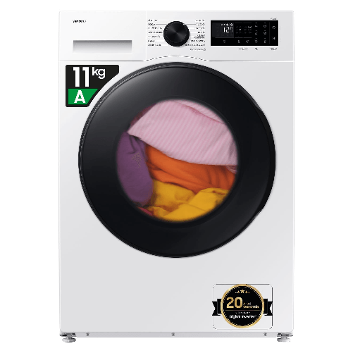 Samsung Lavasciuga Crystal WiFi WD11DG5B15BEET - 11+6 kg, Ecobubble, Vapore Igienizzante