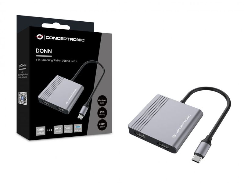 Conceptronic-DONN13G-4-in-1-Docking-Station-Usb-3.2-gen1