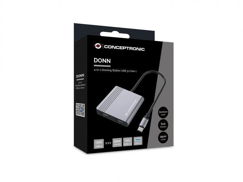 Conceptronic-DONN13G-4-in-1-Docking-Station-Usb-3.2-gen1