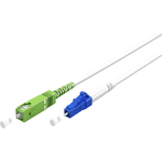 Wentronic Goobay 59610 Glasfaserkabel 3 m SC/APC LC/UPC FTTH OS2 Wei (59610)