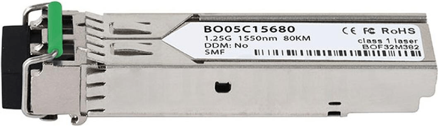BLUEOPTICS SFP BO05C15680D compatibile con SFP-1000Base-ZX-PF