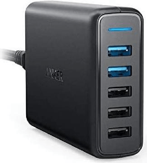 Anker Caricatore USB Anker PowerPort Speed ¹¹63W Quick Charge 3.0 a 5 porte USB nero