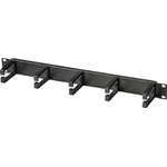 Renkforce RF-4755508 482.6 mm 48,30cm (19")  Netzwerkschrank-Kabelf¼hrung Schwarz (RF-4755508)