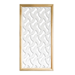 NINJA - Moduli Decorativi in Legno e PVC nero / 73x73 cm