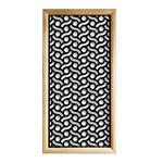 BODIES - Moduli Decorativi in Legno e PVC nero / 48x48 cm