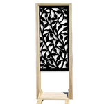 CESPUGLIO - Separè - Paravento modulabile - 70x190cm - in Legno e PVC Bianco