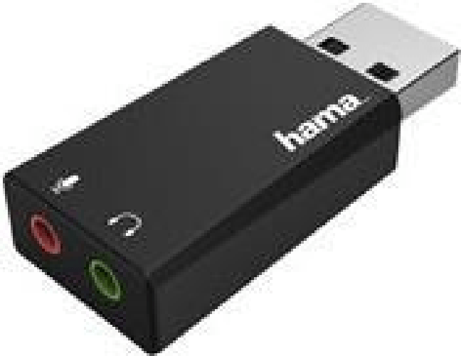 Hama "2.0 Stereo" - Soundkarte - Stereo - USB 2.0 (00051660)