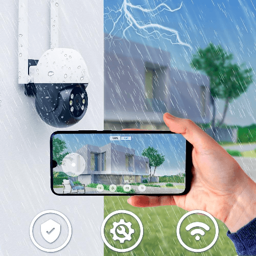 Extralink Perun Outdoor Security Camera EOC-268 | Telecamera IP | 1296p, PTZ