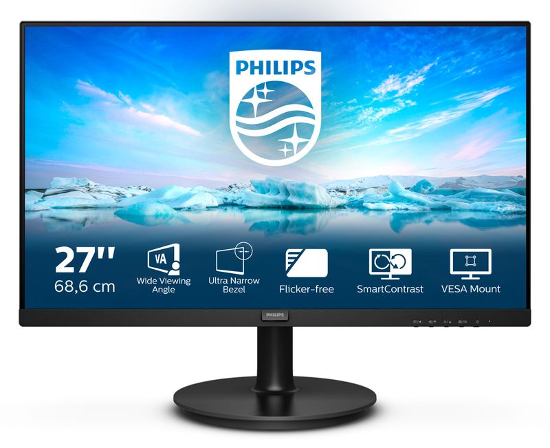 Philips-V-Line-271V8L-00-LED-display-686-cm--27---1920-x-1080-Pixel-Full-HD-Nero