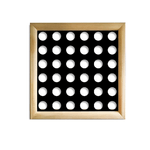 PICCOLI FORI - Moduli Decorativi in Legno e PVC bianco / 48x48 cm