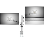 SpeaKa Professional 2fach Monitor-Tischhalterung 33,0 cm (13") - 68,6 cm (27") Neigbar+Schwenkbar, Rotierbar SP-DUAL