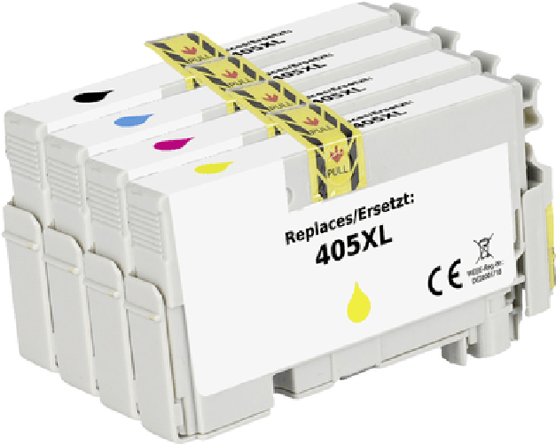 Renkforce Tinte Kombi-Pack ersetzt Epson 405XL Kompatibel Schwarz, Cyan, Magenta, Gelb RF-I-E