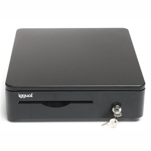 Iggual Cassetto contanti iggual IRON-10R 38 cm 4+5 nero