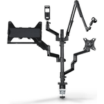 Hama Monitorhalterung f¼r Streaming Setup, 4 Arme, h¶henverstellbar, schwenkbar (00004663)