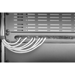 Renkforce RF-3429146 48,30cm (19")  Netzwerkschrank-B¼rstenleiste 1 HE Schwarz (RF-3429146)