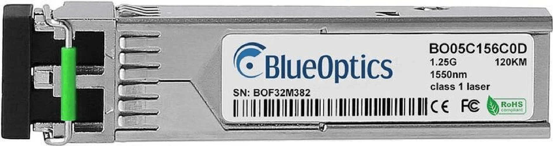 BlueOptics  Kompatibler Cisco ONS-SE-GE-ZX= BlueOptics© BO05C156C0D SFP Transceiver, LC-Duplex, 1000BASE-ZX