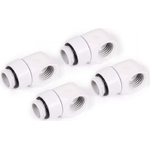 Alphacool Eiszapfen L-Verbinder drehbar G1/4 AG auf IG - 4 St¼ck wei (17619)